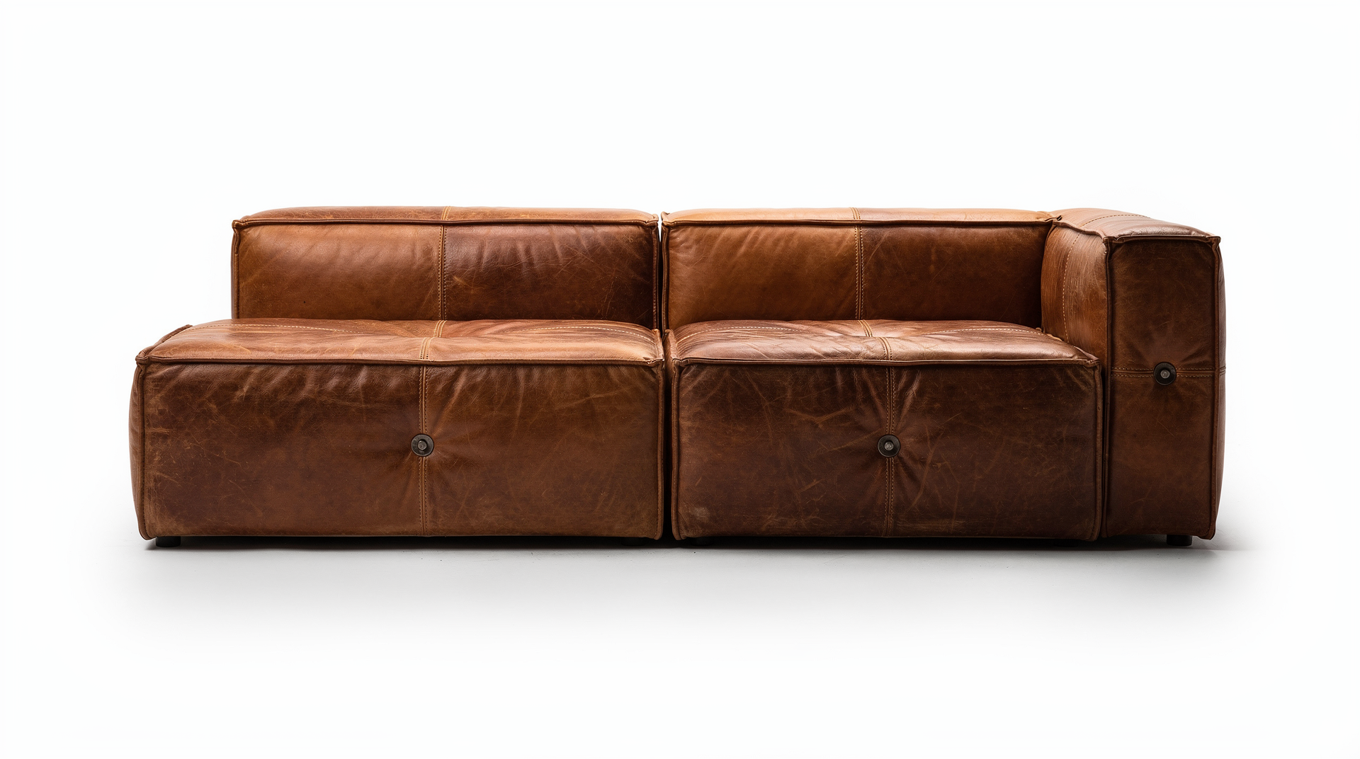 Shoreditch Tan Leather Modular