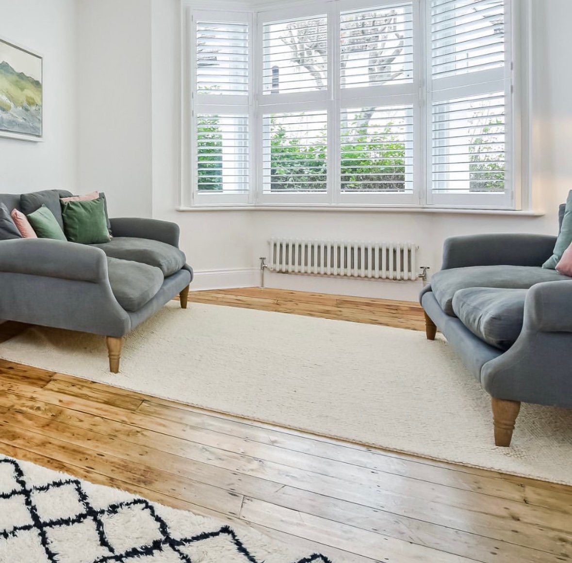 Flooring installation works